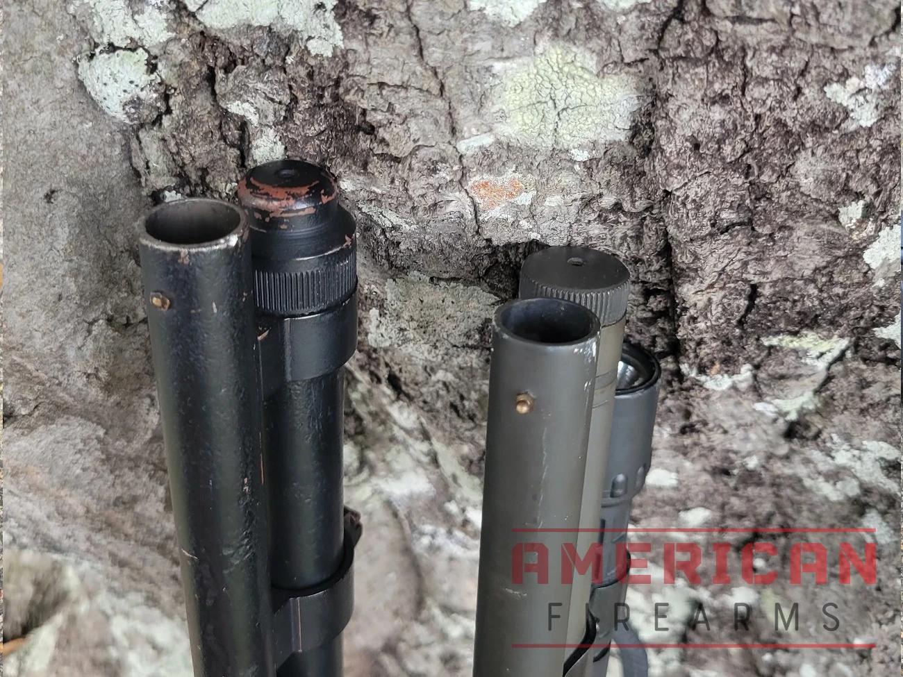 I have evaluated the 590 and 500 cylinder bored security model side-by-side and found the 590 is the more accurate of the two models, likely due to the extra barrel length and thickness.