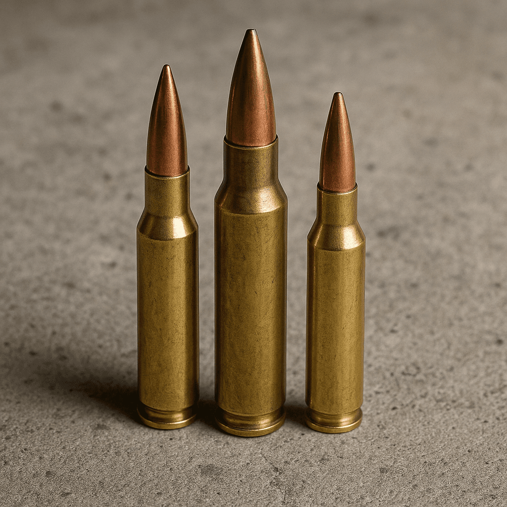 6.5 Grendel vs 308 vs 5.56 rounds