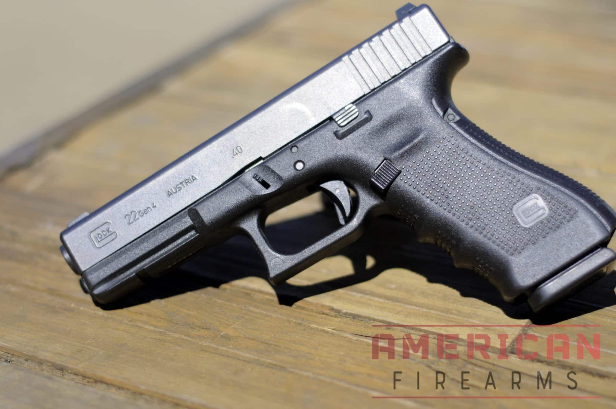 GLOCK 22 Gen5 The 40 S&W caliber closes the gap between the .45 Auto  calibers and the 9x19 service calibers. The G22 is now available with Gen5  technologies including the nDLC finish