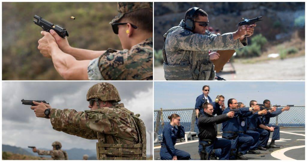 The Army, Navy, Airforce, and Marines have deployed the Beretta M9