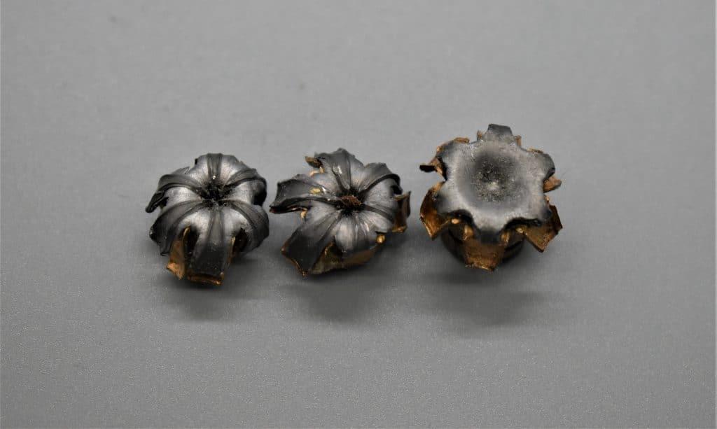 9mm vs. 10mm vs. .45 ACP mushrooms