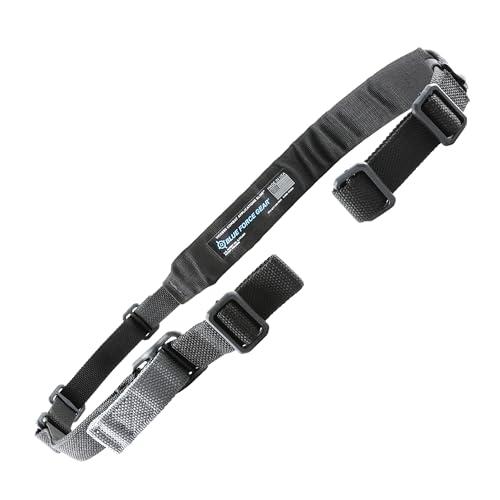 Blue Force Gear Vickers Padded Sling - 2-Point Tactical Rifle Sling - Nylon Hardware - Black