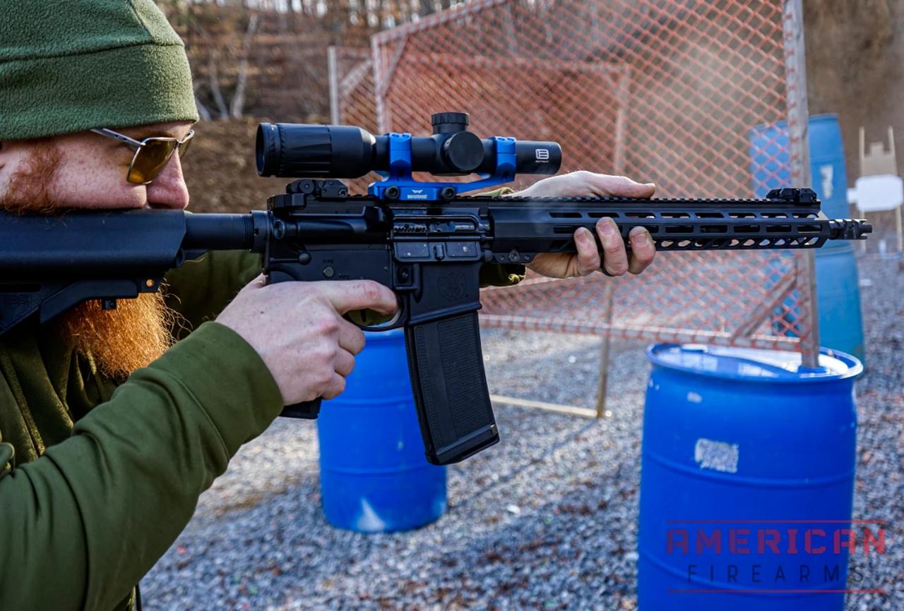 All the rifle needs is an LPVO and you're ready to race.
