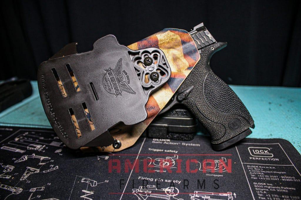 The clip on the OWB WTP holster allows has 12 different positions, and the entire holster can adjust for ride, cant, and retention. It wasn't as secure as the IWB holster on my 1.5" belt. A touch of thread locker wouldn't hurt either.