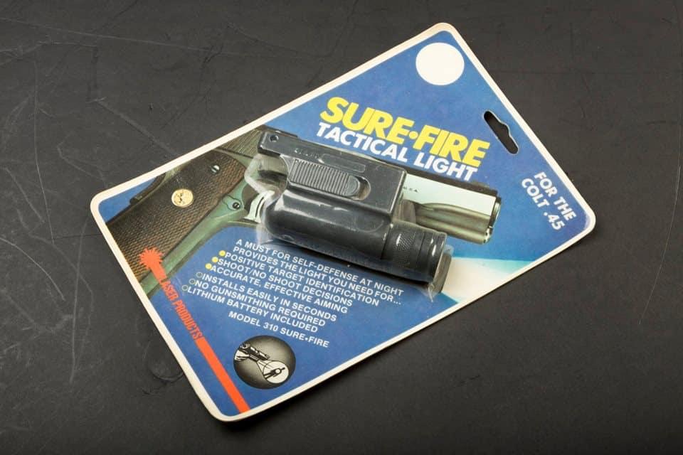 The original 310 weaponlight from SureFire from 1979 via Surefire