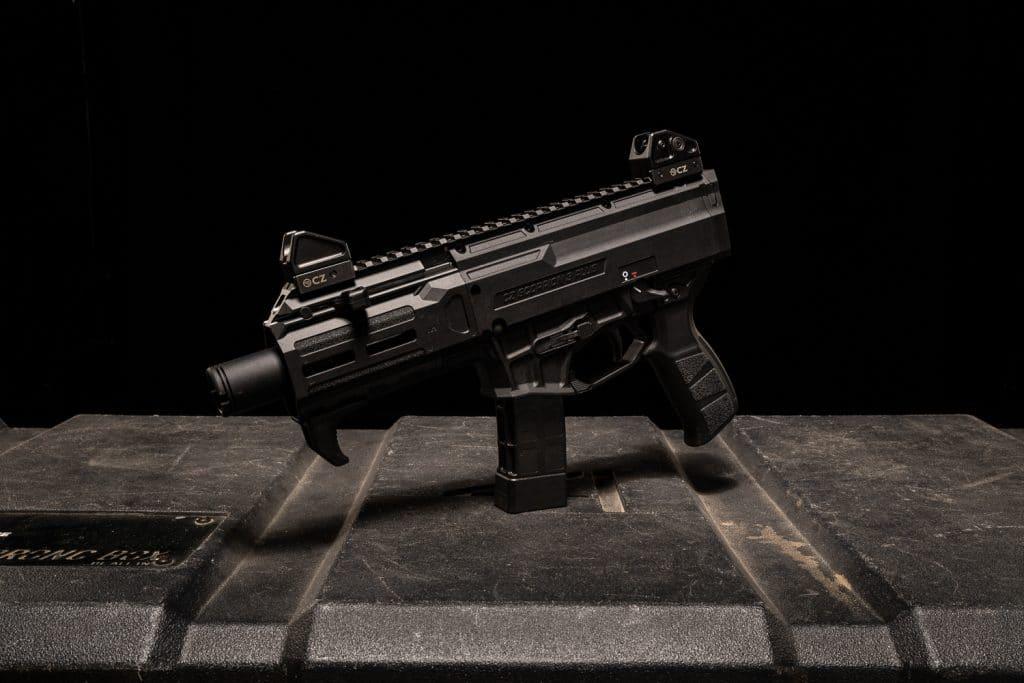The CZ Scorpion 3 is a classic sub gun.