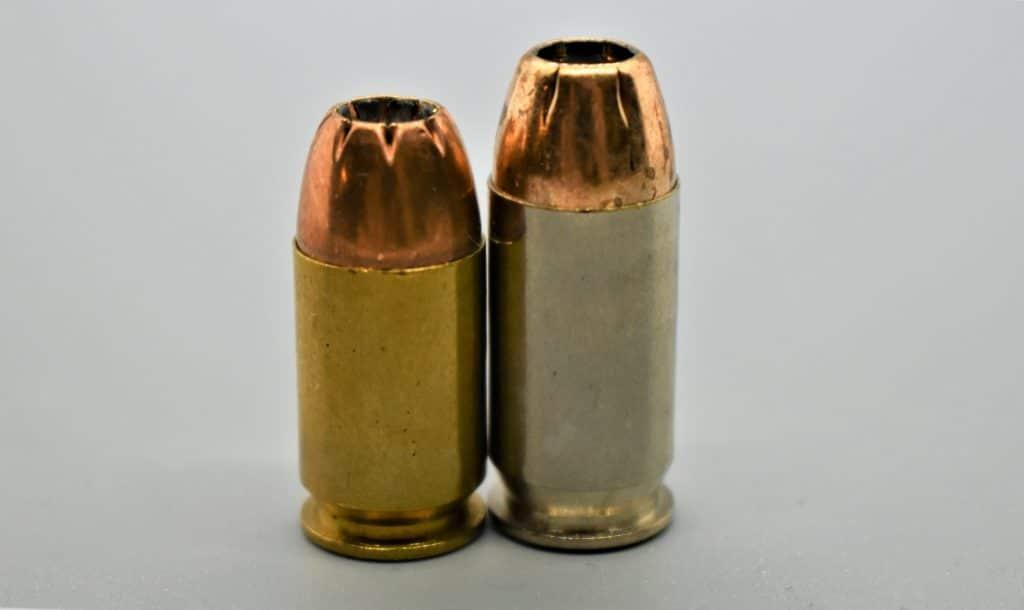 45 GAP left compared to 45 ACP right