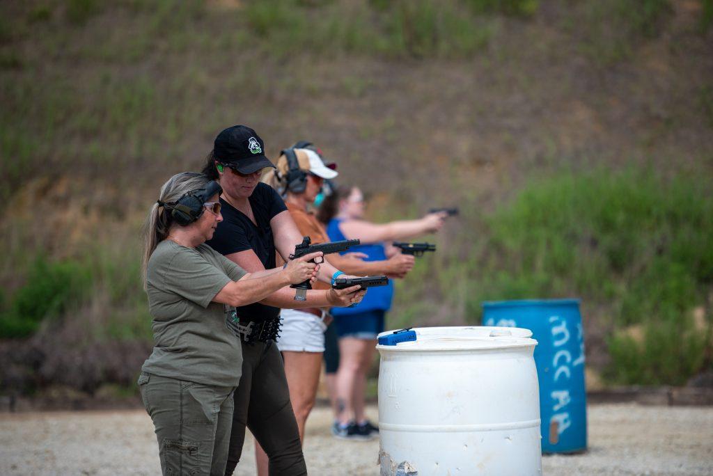 Teaching proper trigger discipline.