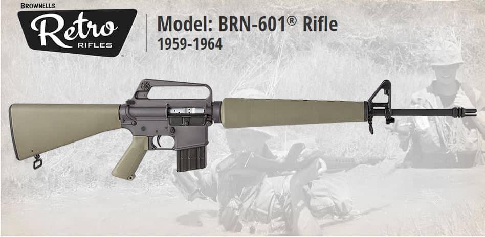 While no longer offered as a complete rifle, you can still build the classic Brownells 601 Retro AR to scratch that A1 upper itch.