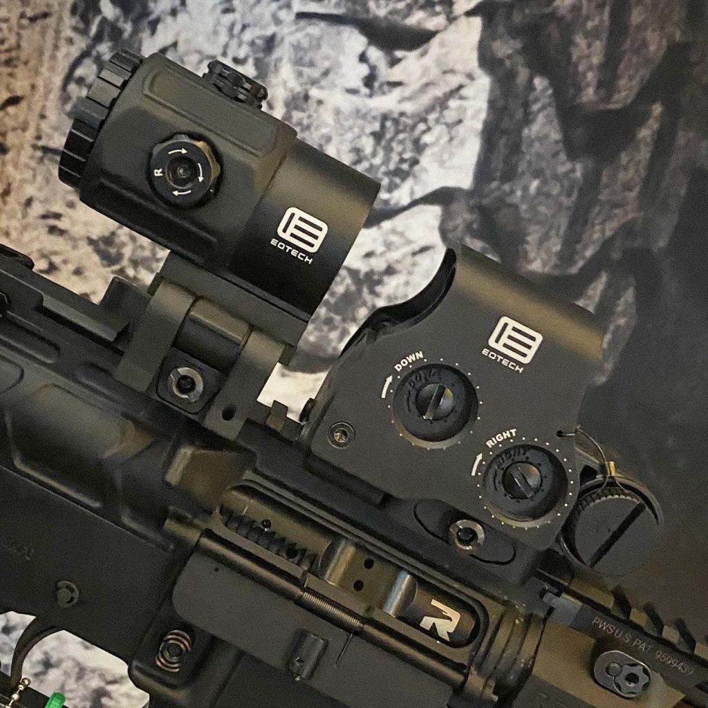 EOTech's magnifier/red dot combo is hard to beat performance-wise.