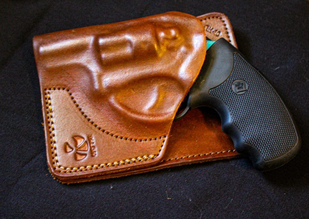 This Talon holster provides a safe hold on the revolver by covering the entierty ofthe trigger and guard