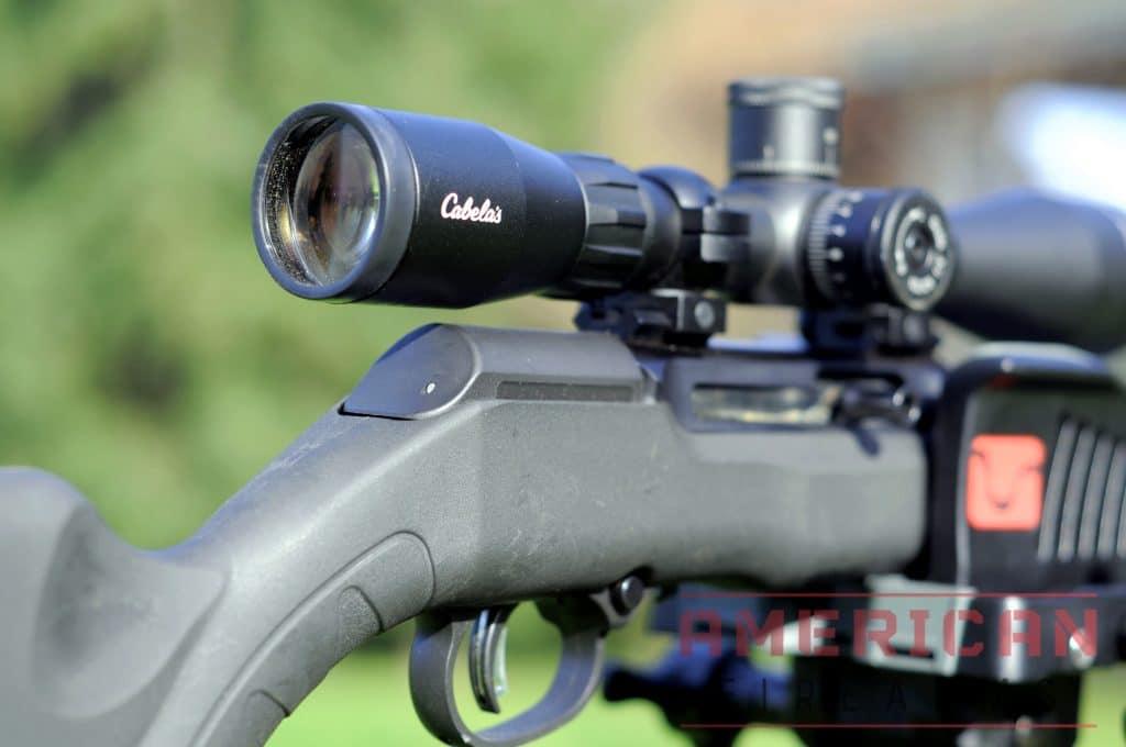Given the receiver is drilled and tapped --  a simple 3x9 rimfire optic dropped into a scope mount is all you need to burn through hundreds of rounds with a smile on your face.