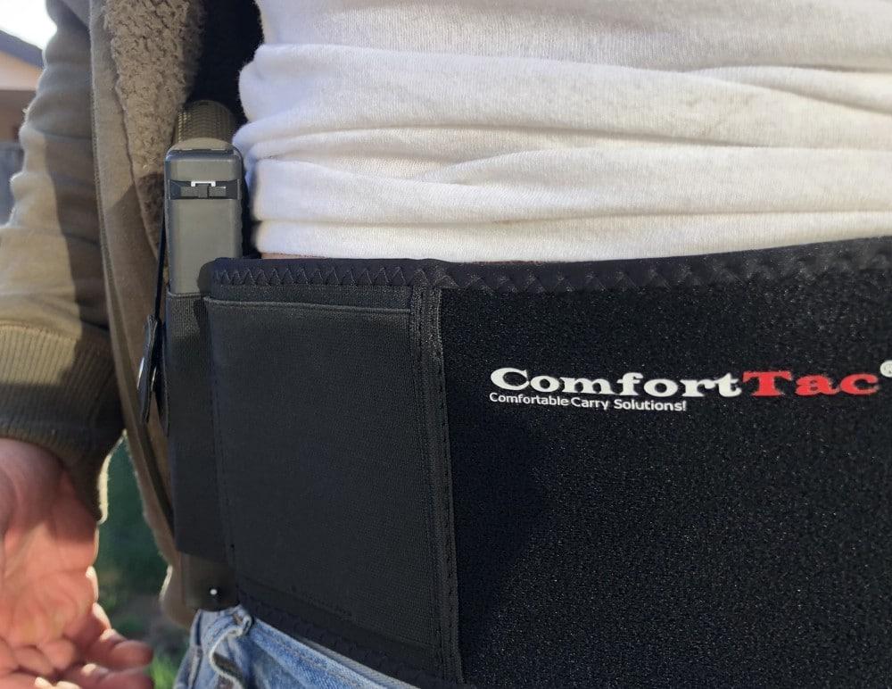 The ComfortTac's simple design give the wearer many options for carry placement.