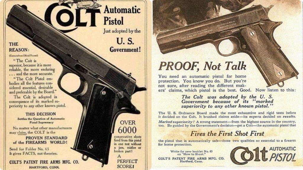 Colt beat out more than 20 other guns in a lengthy multi-year U.S. Army trial to win the 1911 contract. The Army issued an initial $459,988 award for 31,344 Colt automatic pistols on April 21, 1911, and, by 1945, would go on to acquire over 2 million guns from a half-dozen different manufacturers.