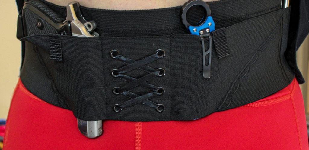 Running holsters need to be comfortable and snug -- which often means  a bellly band.