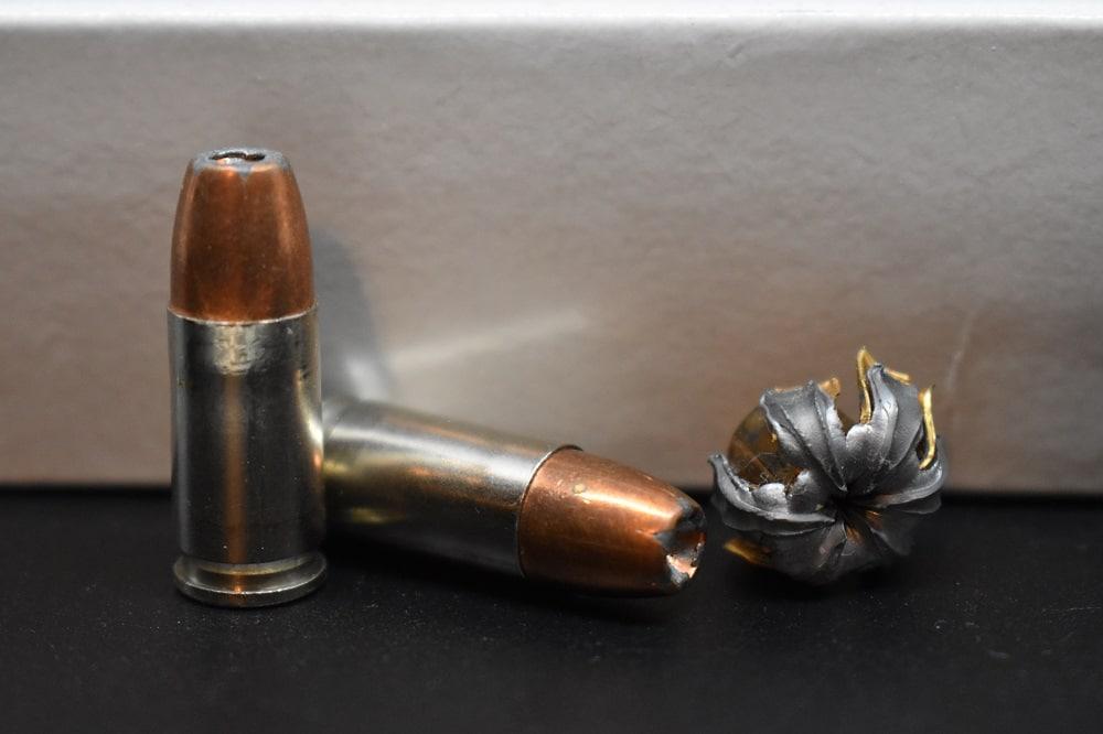 9mm hollow point self defense ammo pre and post fire