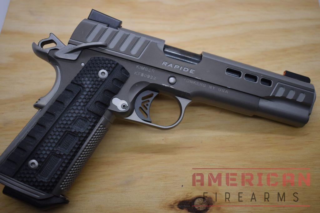 Kimber -- a top 1911 builder by any measure -- packs about every custom upgrade you could want into their Rapide.