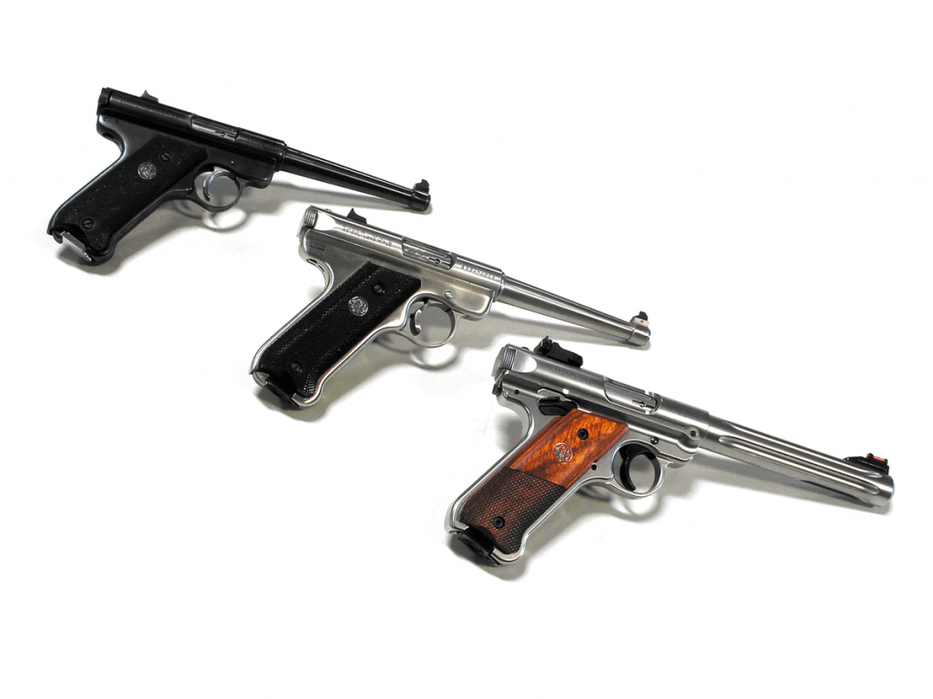 The evolution of Ruger’s original Standard Model .22LR pistol over the years