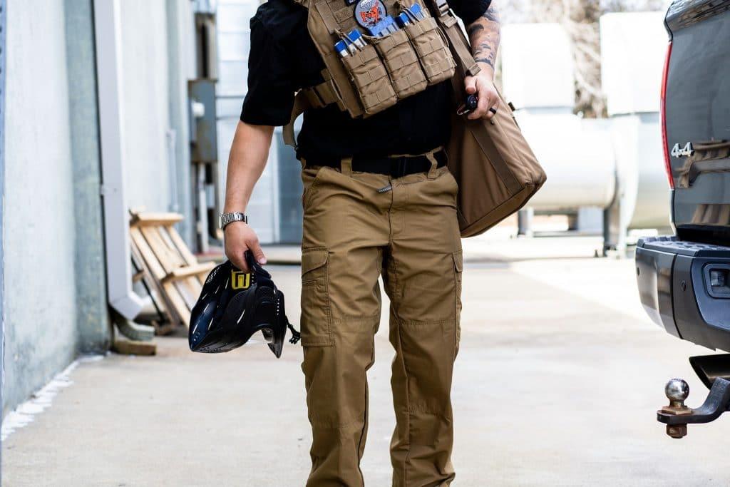 Propper's tactical pants give you a stiff leg that allows you to carry in confidence. Via Propper Facebook.