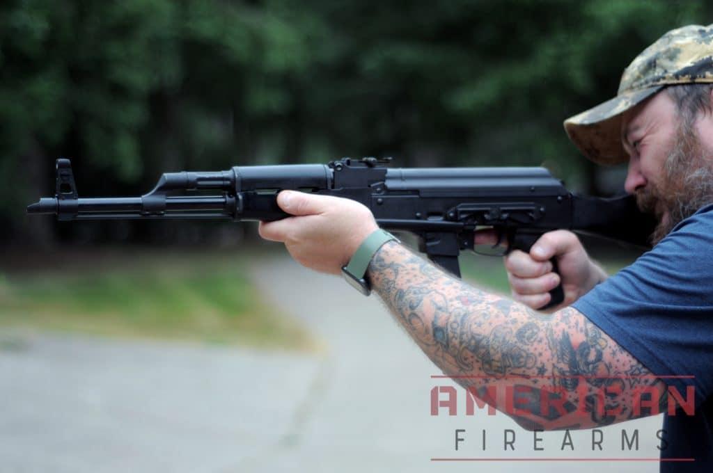 Centry Arms WASR-M has a lot of the features of its 7.62 caliber sibling.. It's also a hoot.