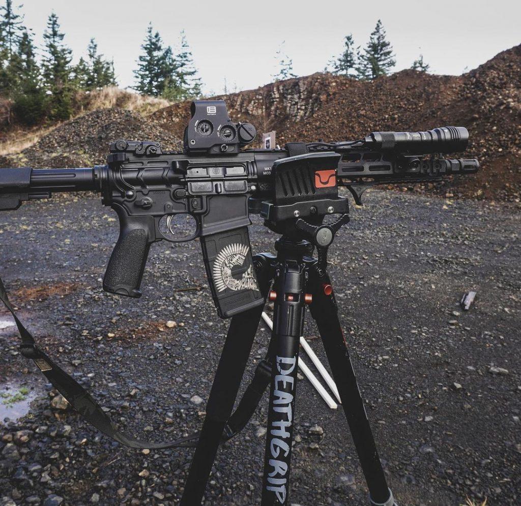 Full size tripods are great for range time as you can keep your rifle in place all day.