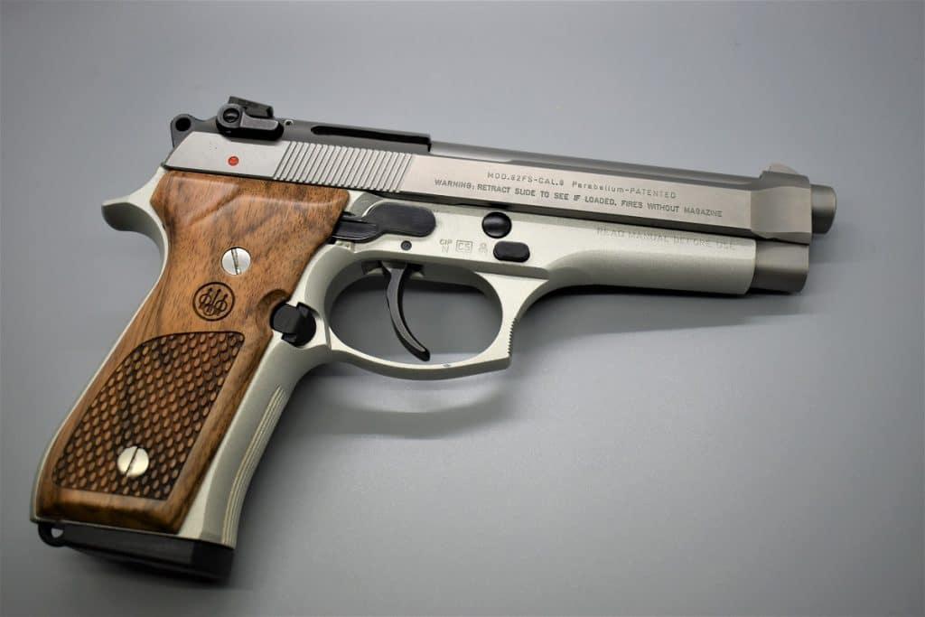 Beretta 92F Inox (Stainless) which is produced in Italy.