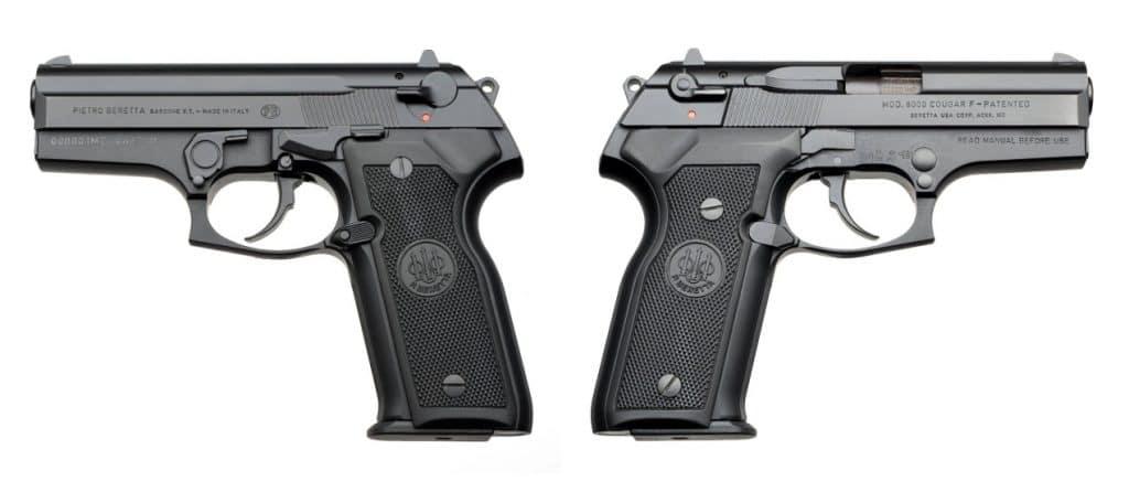 A 9mm Beretta Cougar 8000 F, made between 1995 and 2005. The company still makes these in Turkey rather than Italy and they are carried under its Stoeger subsidiary.