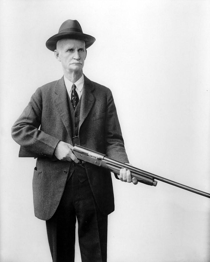 John M Browning & an Auto 5 Shotgun