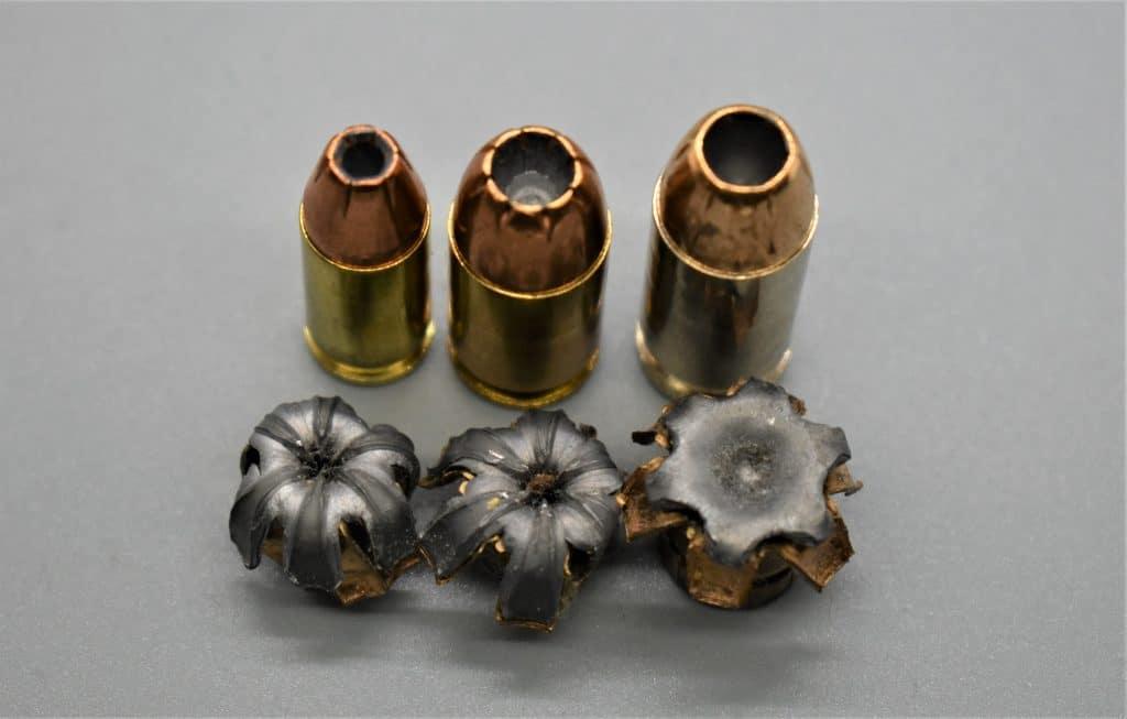 9mm, 10mm, and .45 ACP JHPs and Mushrooms
