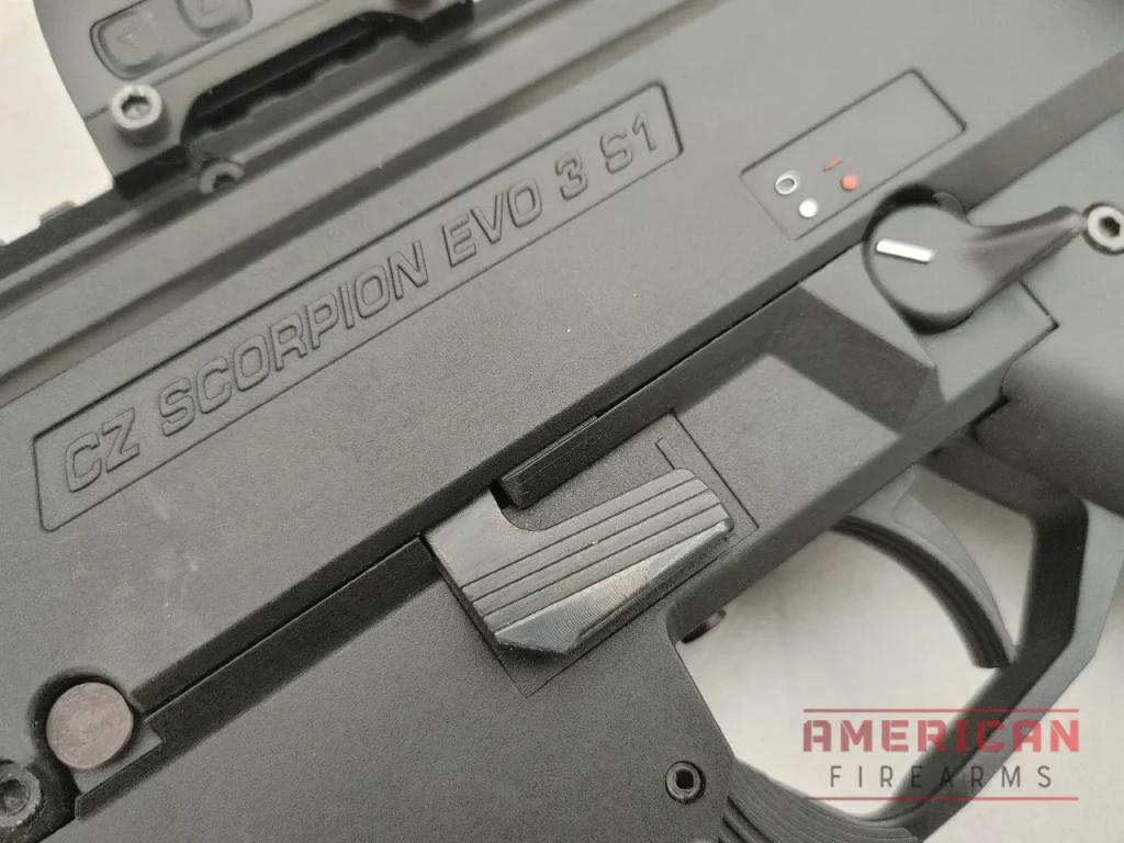 CZ Scorpion Review Bolt Release