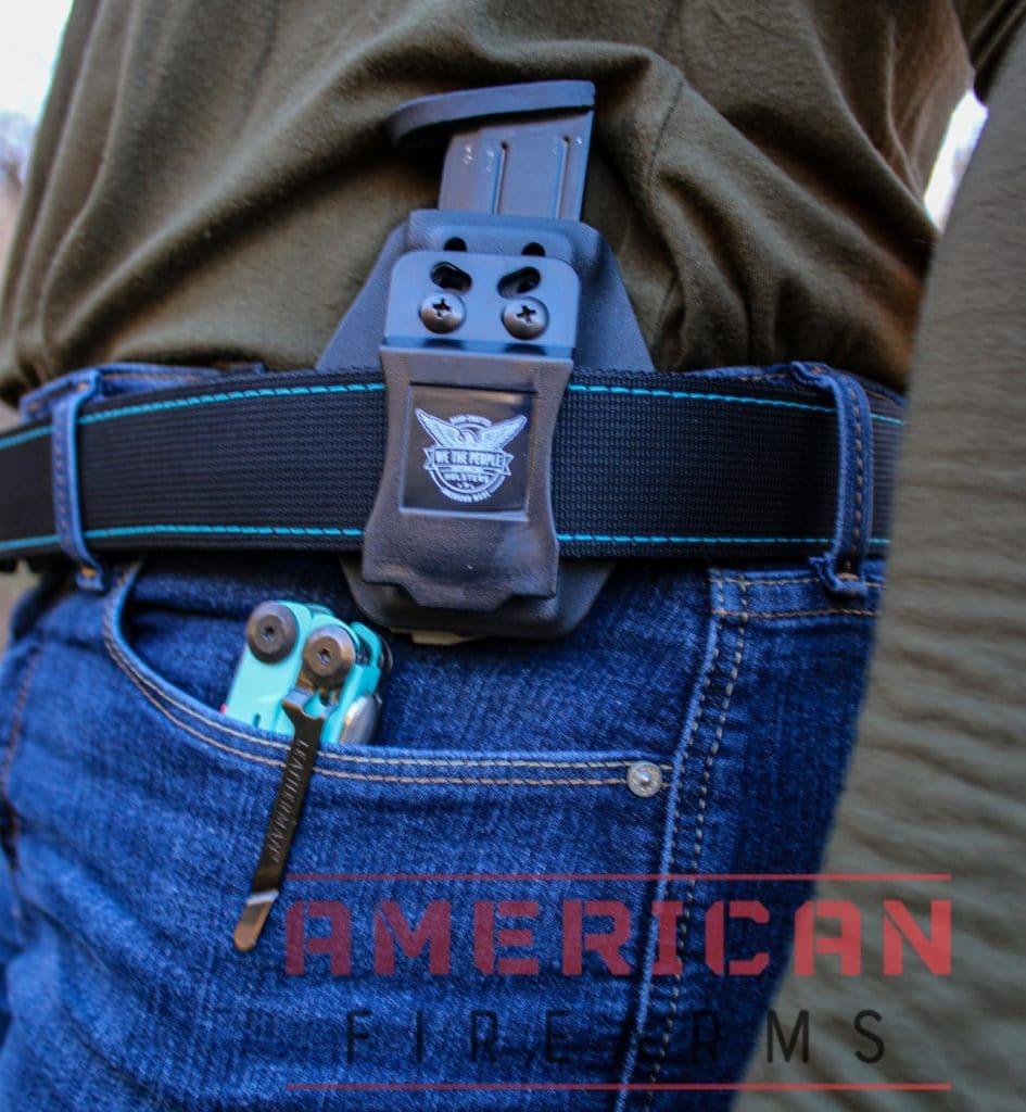 Pairing an IWB holster with an external mag carrier is always a good idea if you're carrying a smaller fierarm with limited capacity.
