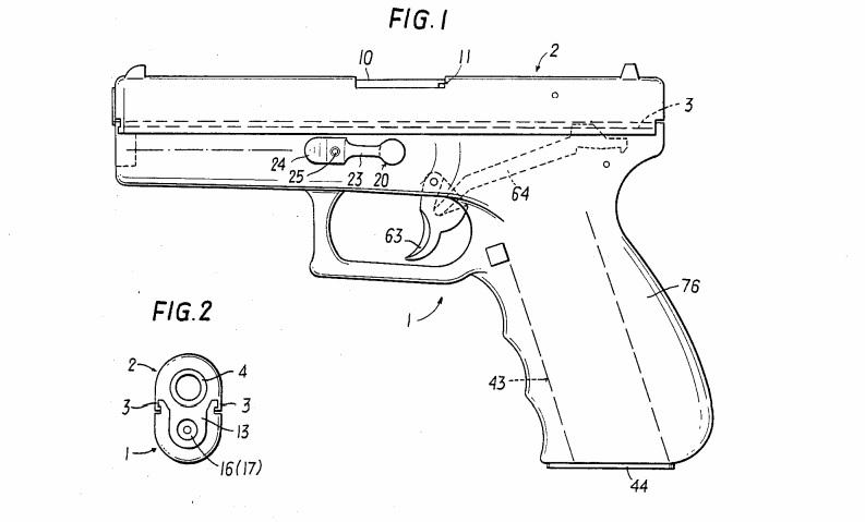 The original Glock 17 patent from 1981