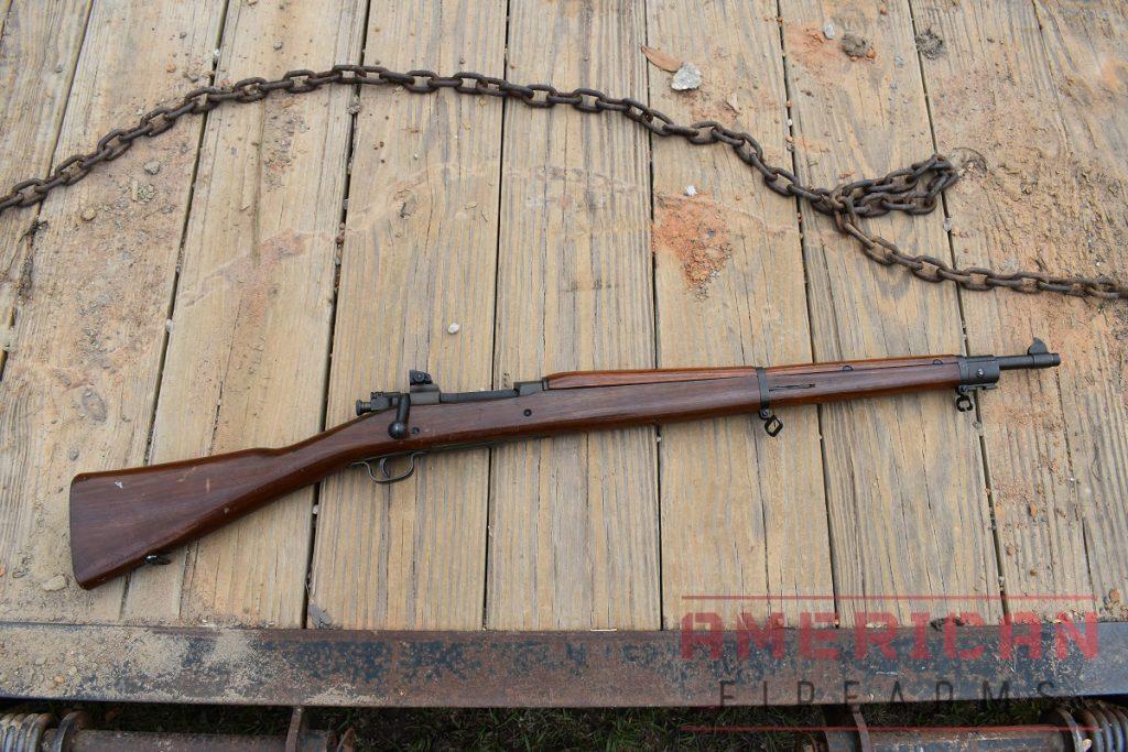 Fig. The final version of the legendary M1903 rifle was made by Remington during World War II.