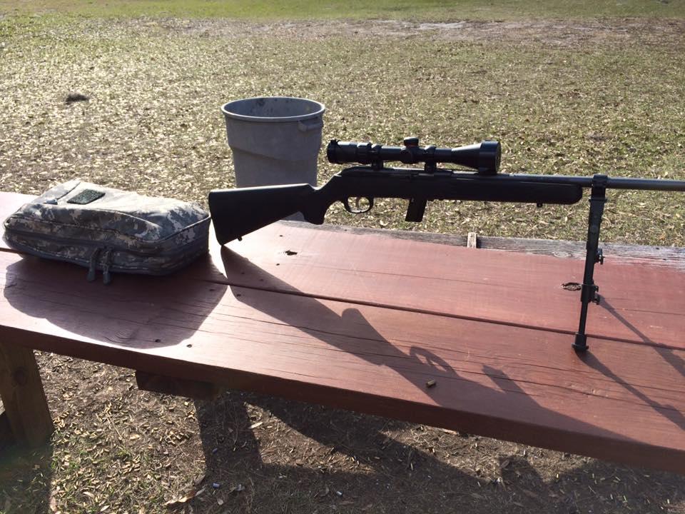 Savage Model 64 series with a Simmons 3x9 scope