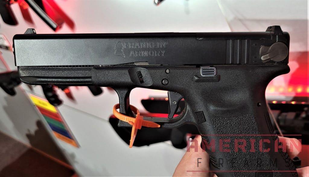 Binary triggers can change the operation of a firearm, as with this Glock selector on the slide.