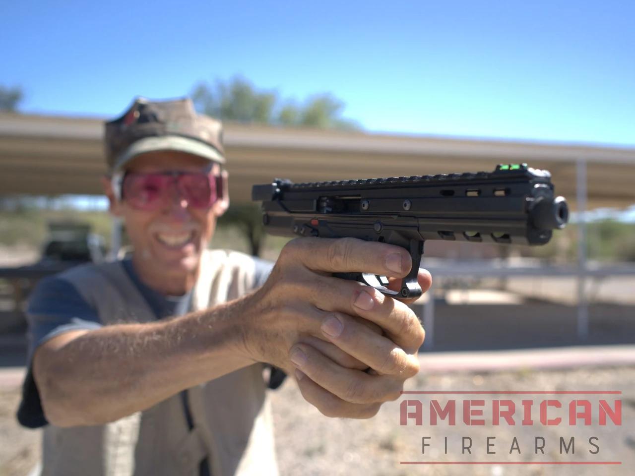 KelTec CP33 Review - Shooting In Hand