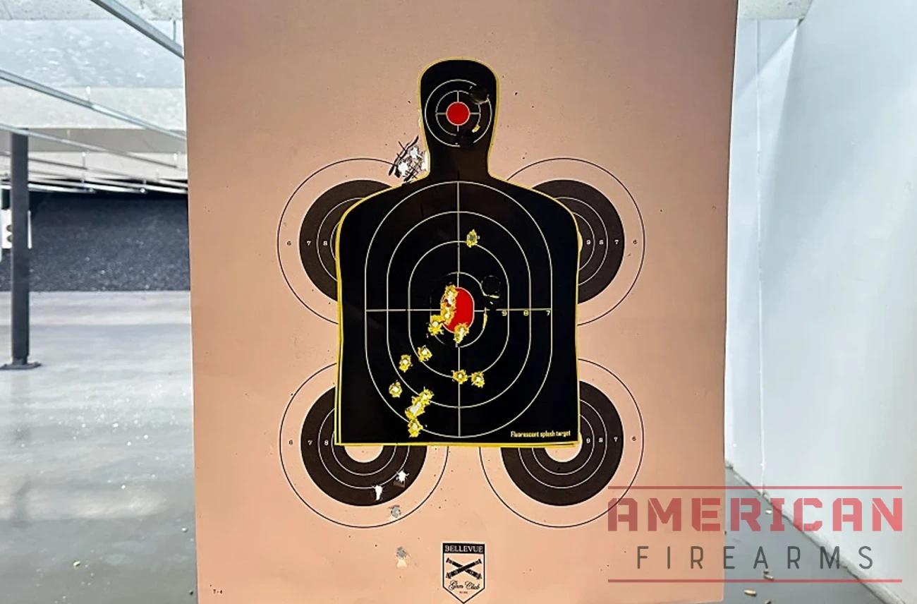At 10 yards I dropped several shots and produced a much wider pattern.