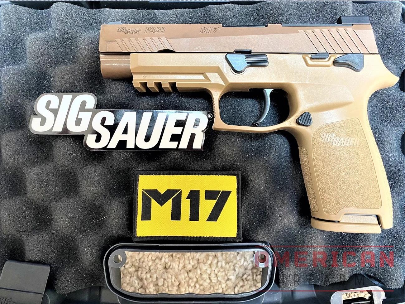 The M17 and its case