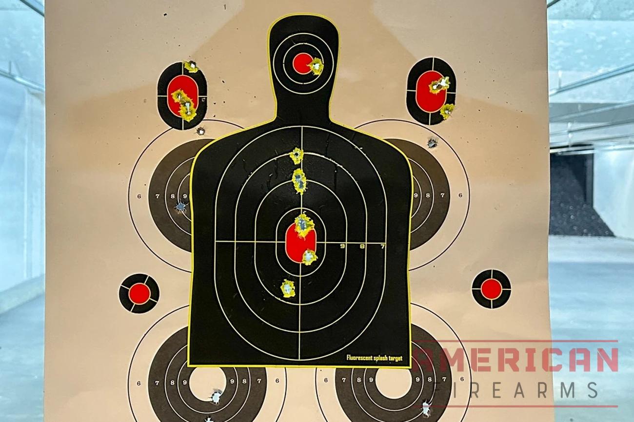 At 10 yards I was getting some vertical ranging, but could still put my shots where I wanted.