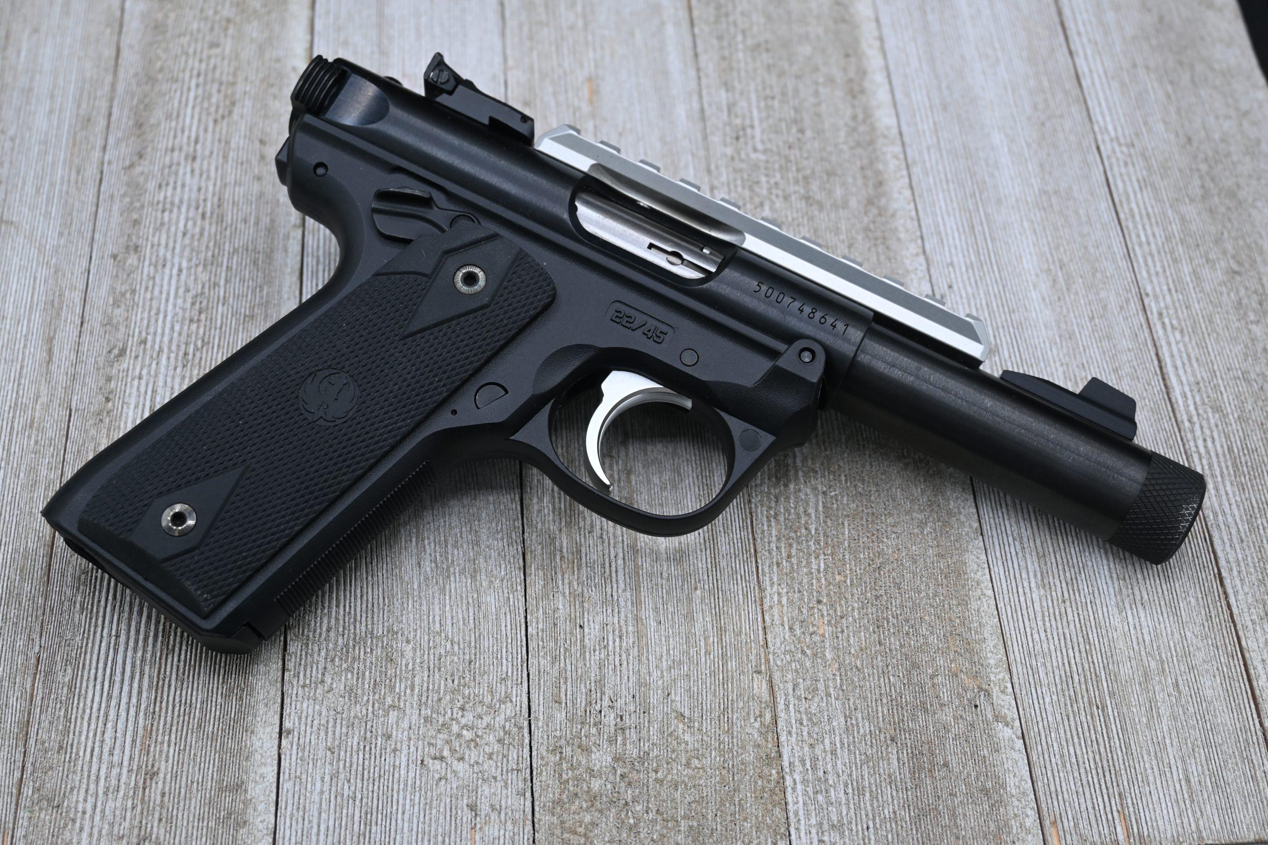 The Mark IV's slim grip profile is one of the pistol's genuine ergonomic strengths.
