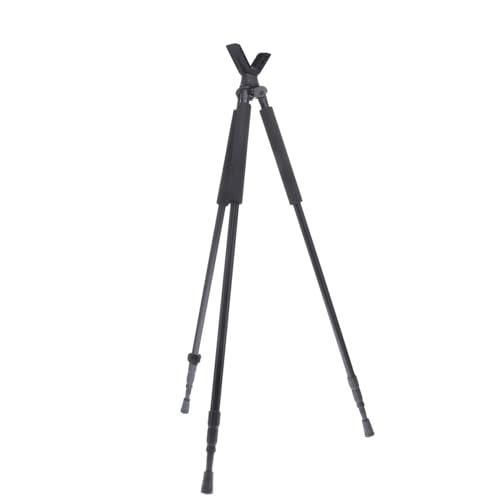 TRUGLO Solid Shot Versatile Durable Adjustable Collapsible Rifle Shooting & Crossbow Hunting Tripod w/Rotating Head Design - 22-68 in. Length