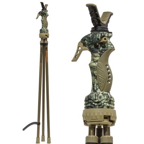 Primos Hunting Trigger Stick Gen3-24"-62", Tripod | Shooting Stick with Adjustable Height, Lightweight Design, and Quick-Detach Yoke for Hunting, Shooting, and Photography
